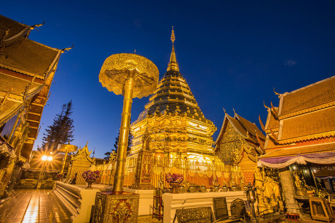 Shutterstock.com/Wat Phrathat Doi Suthep šventykla
