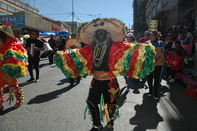 Tado Vaitmono ir Grėtės Kiliulytės nuotr./Tradicinis Gran Poder karnavalas Bolivijoje