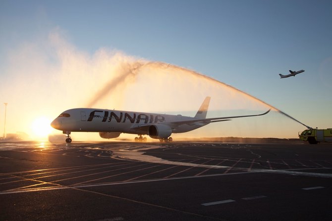 „Finnair“ archyvo nuotr./Orlaivis „A350 XWB“ 