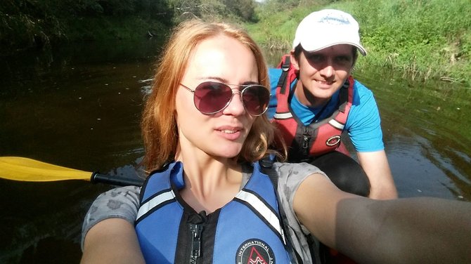 „Active Trips“ nuotr./Ekspedicijos „Baidarė upėje“ plaukimas Dubysa