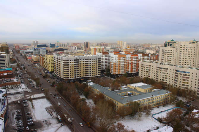 Asmeninė nuotr./Kazachstano sostinė kardinaliai skiriasi nuo kitų miestų