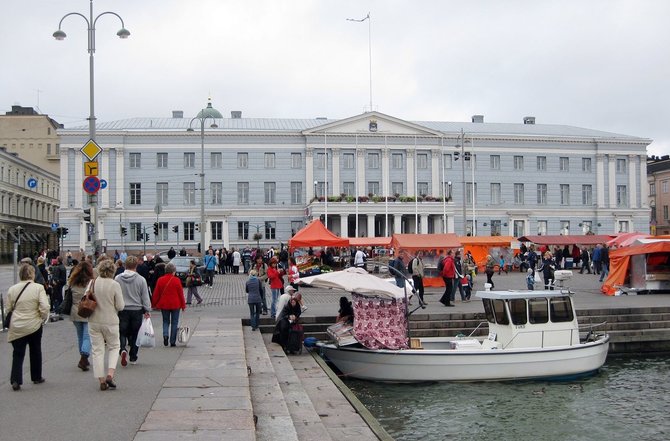 Asmeninė nuotr./Prie Suomijos prezidentūros kartais vyksta mugės