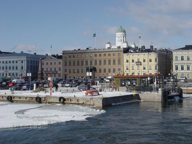 Asmeninė nuotr./Vaizdas į Helsinkį iš kelto