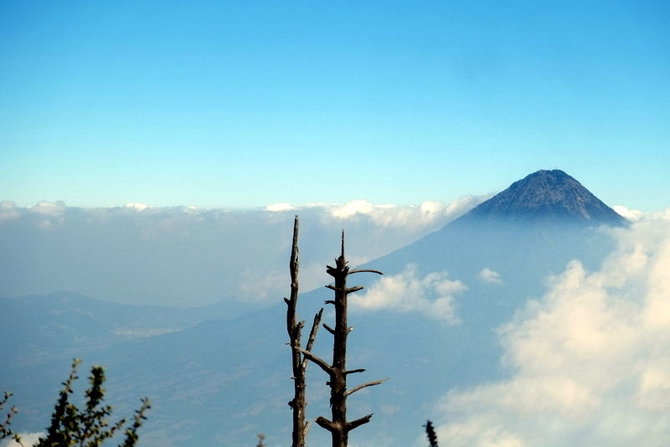 Asmeninė nuotr./Vienas aukščiausių Gvatemalos ugnikalnių Acatenangas