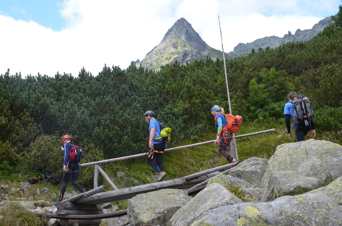 Asmeninė nuotr./Pakeliui į Rysy (2500 m)