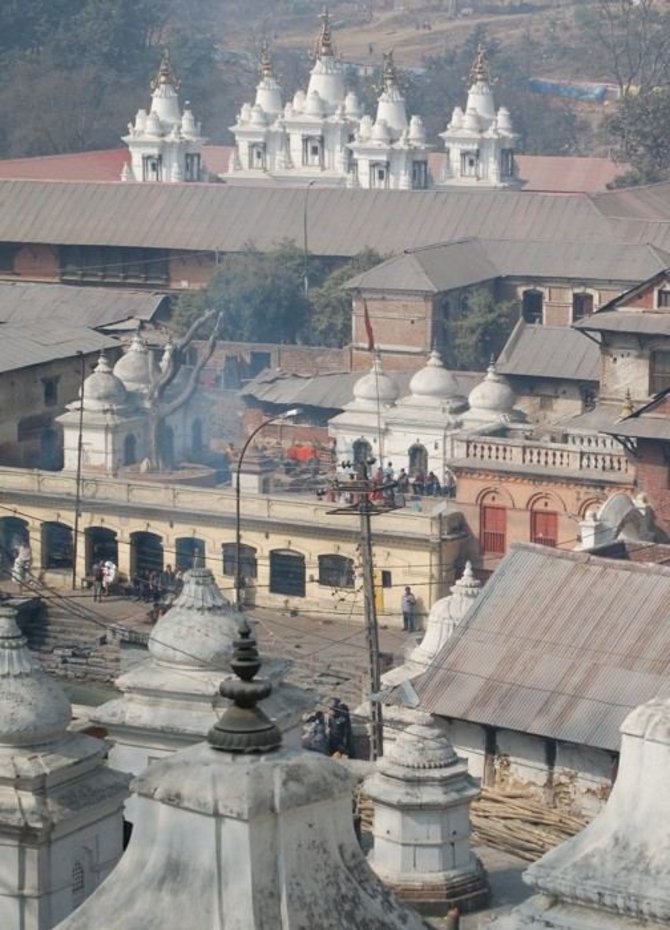 Asmeninė nuotr./Katmandu stogai