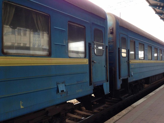 Asmeninė nuotr./Ukrainietiški traukiniai