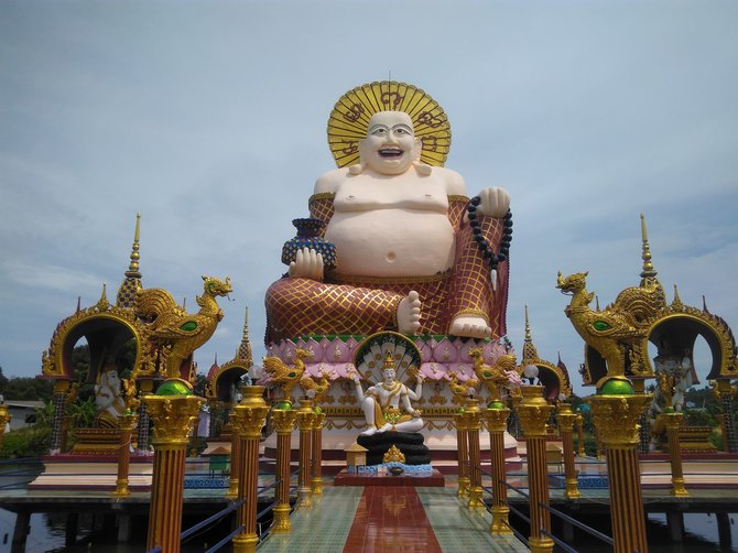 Asmeninė nuotr./Didysis Buda Koh Samui saloje
