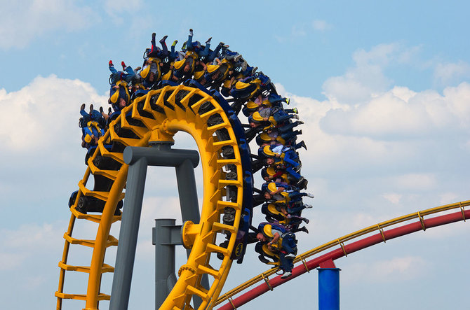 Shutterstock nuotr./„Six Flags“ pramogų parkas