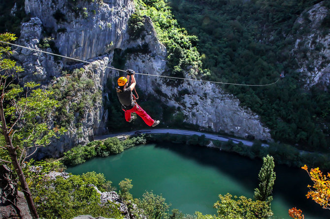  „Zipline Croatia“ nuotr./Pramogų parkas  „Zipline Croatia“