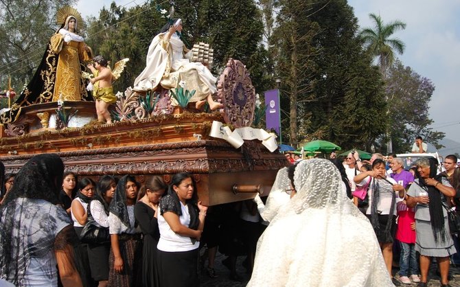 „Travel Planet“ archyvo nuotr./Semana Santa procesijos, Gvatemala 