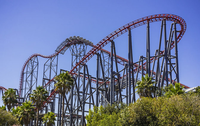 Shutterstock nuotr./„Six Flags Magic Mountain“