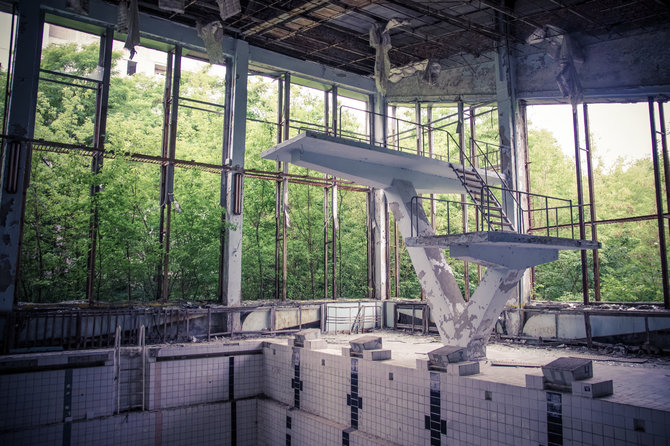 Gyčio Burausko nuotr./Fotografo nuotraukose – nelegalios kelionės Černobylyje akimirkos