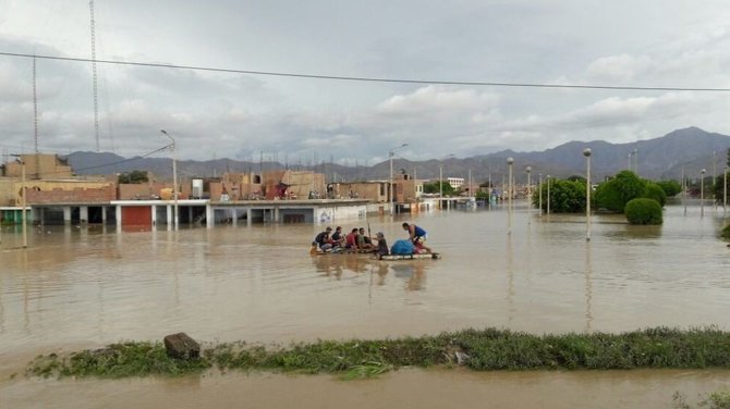 Projekto „Žiniasklaida vystymuisi“ nuotr./Pietinė Peru dalis, potvynis