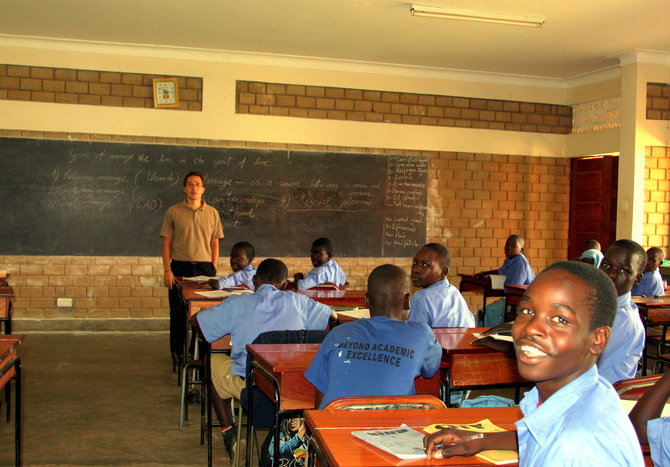 Asmeninio albumo nuotr. /Mokykla Šiaurės Ugandoje, Gulu