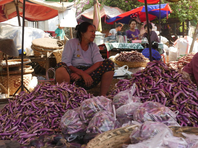 Justino Stankaus nuotr./Taunggyi turgus