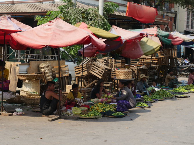 Justino Stankaus nuotr./Taunggyi turgus