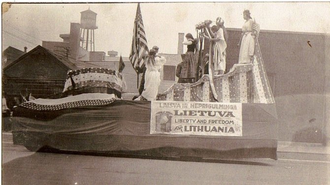 Archyvo nuotr./Lietuvos nepriklausomybės protestas JAV