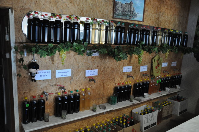 Asmeninė nuotr./Besarabijos vynai ir jų kainos 