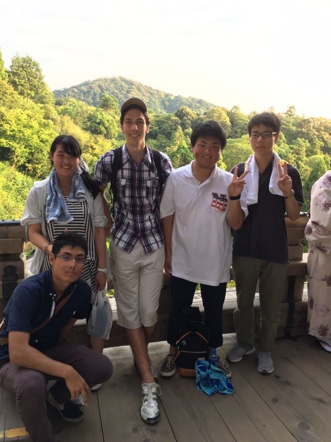 Asmeninė nuotr./KTU studentas Tomas Bagdonas semestrą praleido Japonijoje