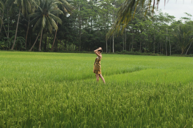 Kristinos Gubinaitės nuotr./Emilija Gelgotaitė vieną iš Indonezijos privalumų vadina nuostabią šalies gamtą