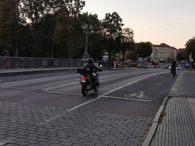 Aurelijos Jašinskienės/15min.lt nuotr./Greitis Klaipėdos senamiestyje bus ribojamas