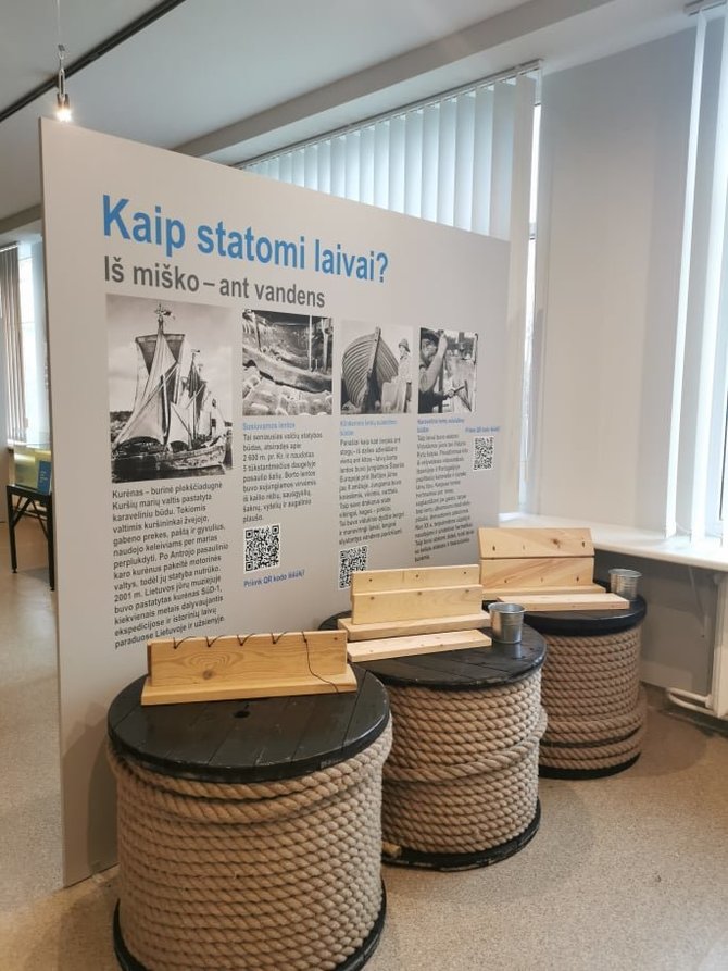 Jūrų muziejaus nuotr./Jūrų muziejaus ekspozicija „Kodėl laivas plaukia?“ tapo Klaipėdos jūrų kadetų mokyklos edukacinės erdvės pagrindu.
