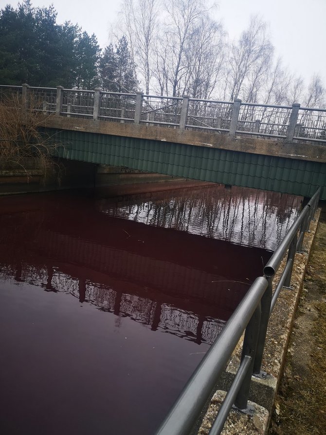 Aplinkos apsaugos departamento nuotr./Tarša Rąžės upelyje