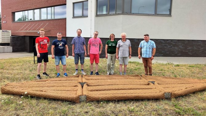 Klaipėdos universiteto nuotr./Klaipėdos universiteto mokslininkai vieną dirbtinę salą sukūrė Šiauliams.