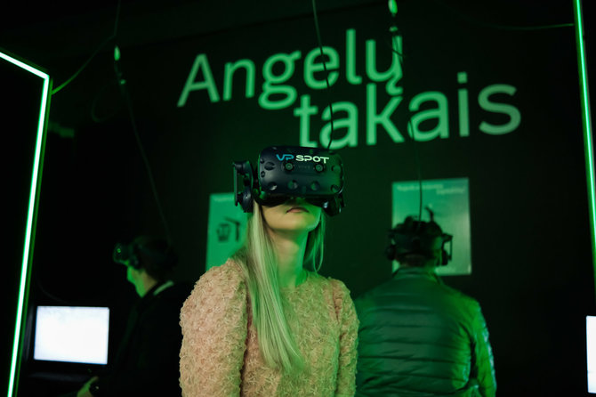 Organizatorių nuotr./Virtualios realybės filmas „Angelų takais“