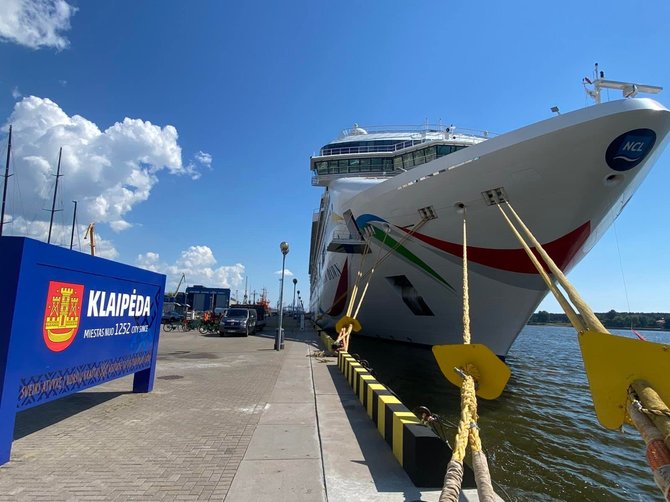 15min.lt nuotr./Klaipėdos uoste šiemet laukiama kaip niekad daug kruizinių laivų.