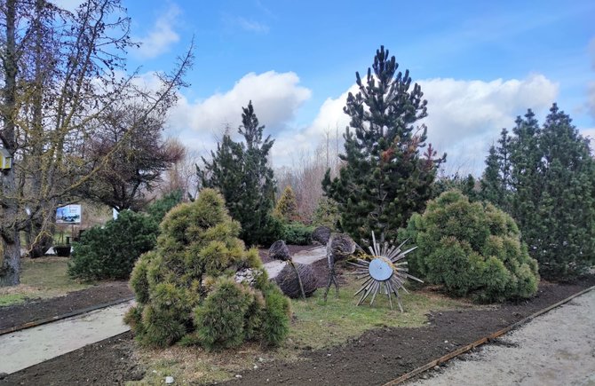 KU nuotr./Botanikos sode vyksta darbai: netrukus parkas atsinaujins