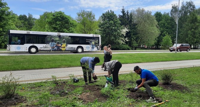 Kretingos raj. savivaldybės nuotr./Kretingiškiai savaitgalį dalyvavo masinėje talkoje