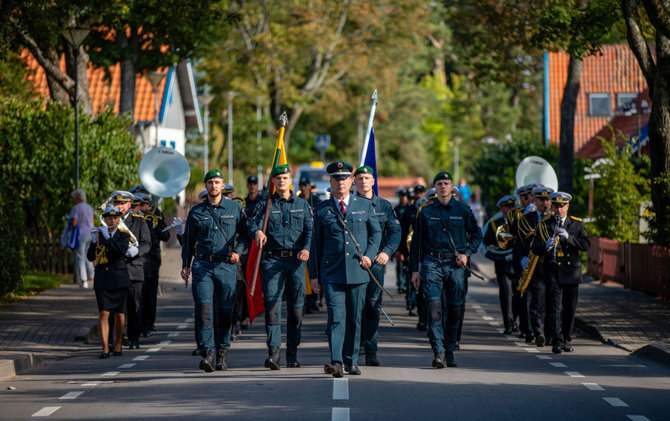 Klaipėdos apskrities VPK nuotr./Policijos rikiuotė