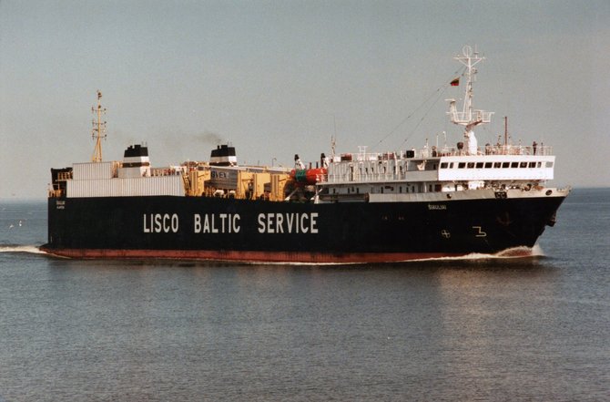 Asmeninio archyvo nuotr./DFDS keltas „Lisco“