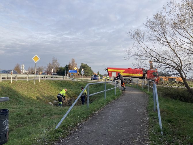 Aurelijos Jašinskienės / 15min.lt nuotr./Klaipėdos rajone tvarkomasi su potvynių padariniais