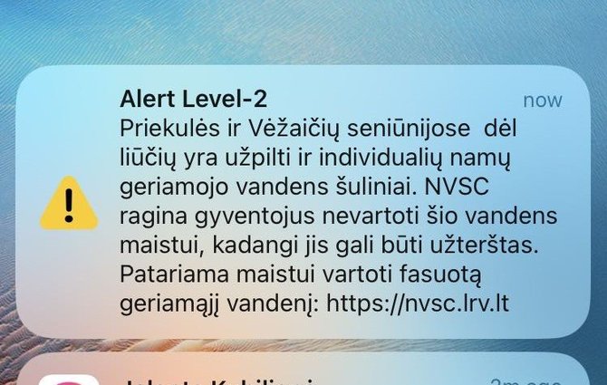 15min.lt nuotr./Klaipėdos rajono gyventojų telefonus pasiekė žinutės