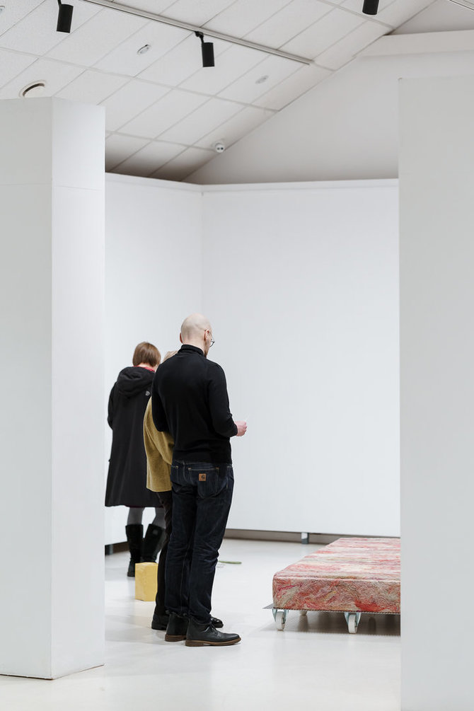 KKKC nuotr./Sidsel Ladegaard parodos „Fine shelf“ („Plati Lentyna“) ekspozicija