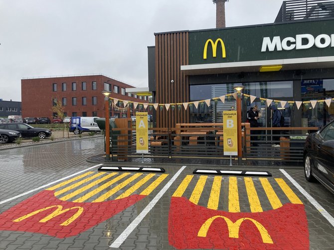 Aurelijos Jašinskienės / 15min.lt nuotr./Klaipėdoje atvertas antrasis „McDonalds“. 