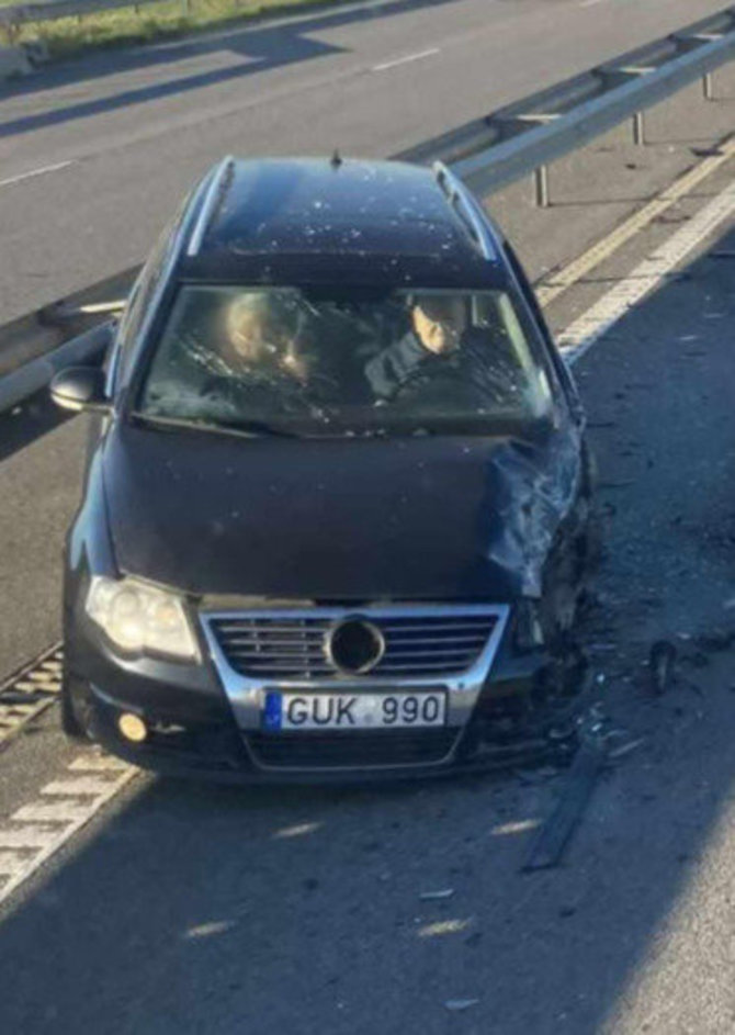 15min.lt skaitytojo nuotr./Eismo įvykis ties Jakų žiedu