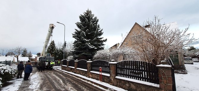 Kretingos raj. savivaldybės nuotr./Kretingoje jau ruošiamasi Kalėdoms