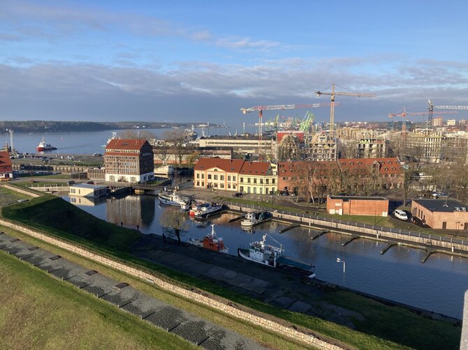 Aurelijos Jašinskienės / 15min.lt nuotr./Vaizdas iš Klaipėdos pilies bokšto