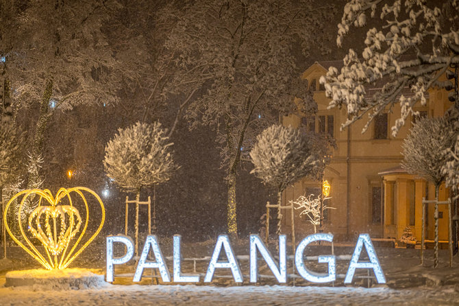 Palangos miesto savivaldybės nuotr./Palanga žiemą