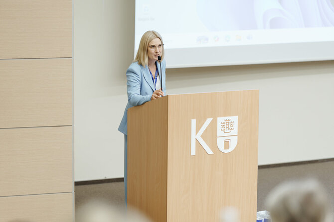 KU nuotr./KU mokslo ir inovacijų prorektorė doc. dr. Laura Šaltytė-Vaisiauskė