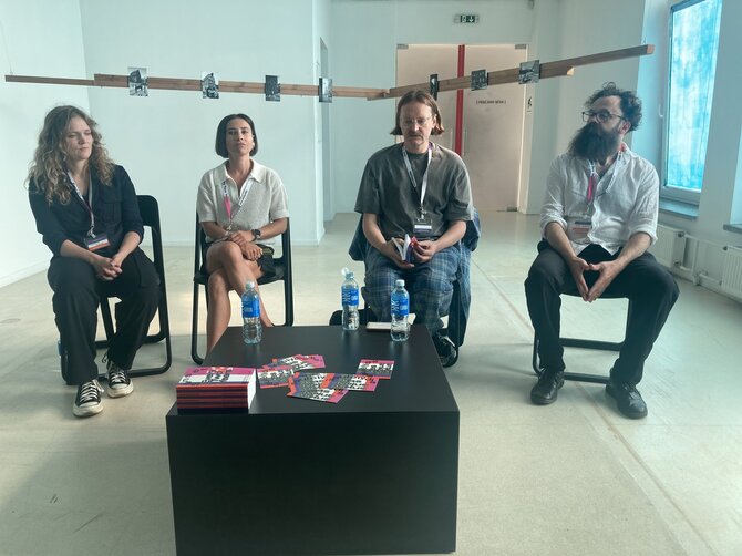 Aurelijos Jašinskienės / 15min.lt nuotr./Klaipėdos bienalės organizatorių komanda