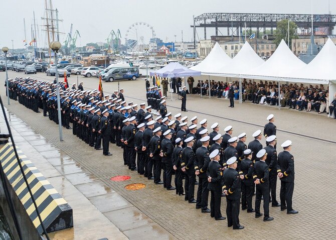 KAM nuotr./Vadų pasikeitimo ceremonija Klaipėdoje