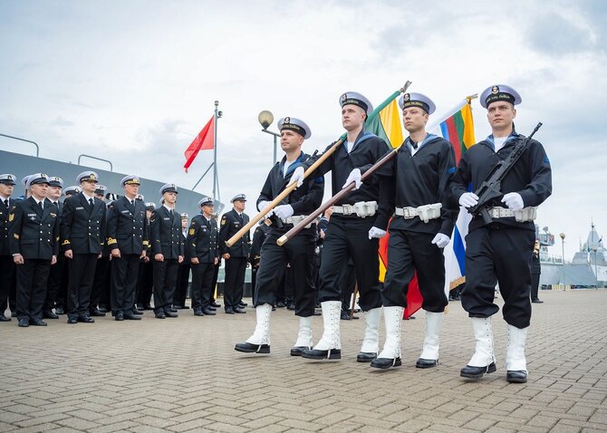 KAM nuotr./Vadų pasikeitimo ceremonija Klaipėdoje