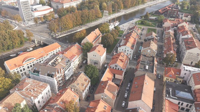 Žanos Jegorovos nuotr./Naujoji freska Klaipėdos senamiestyje