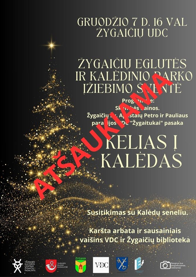 Žygaičių bendruomenės nuotr./Atšaukiamas renginys