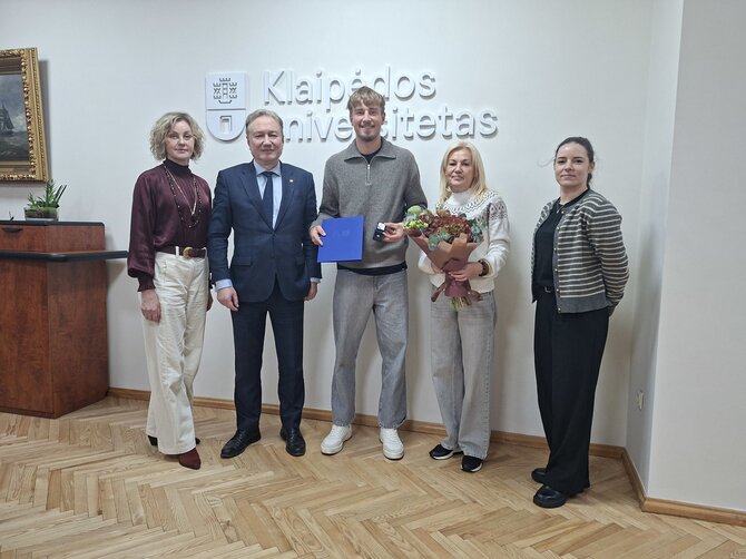 KU nuotr./Klaipėdos universiteto metų sportininko apdovanojimai